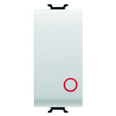 Koros-Button 1 Module White NC